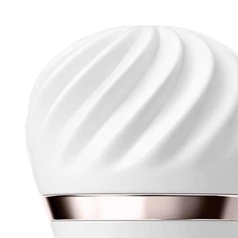 мини вибромассажер little wand - белый с серебряным в 