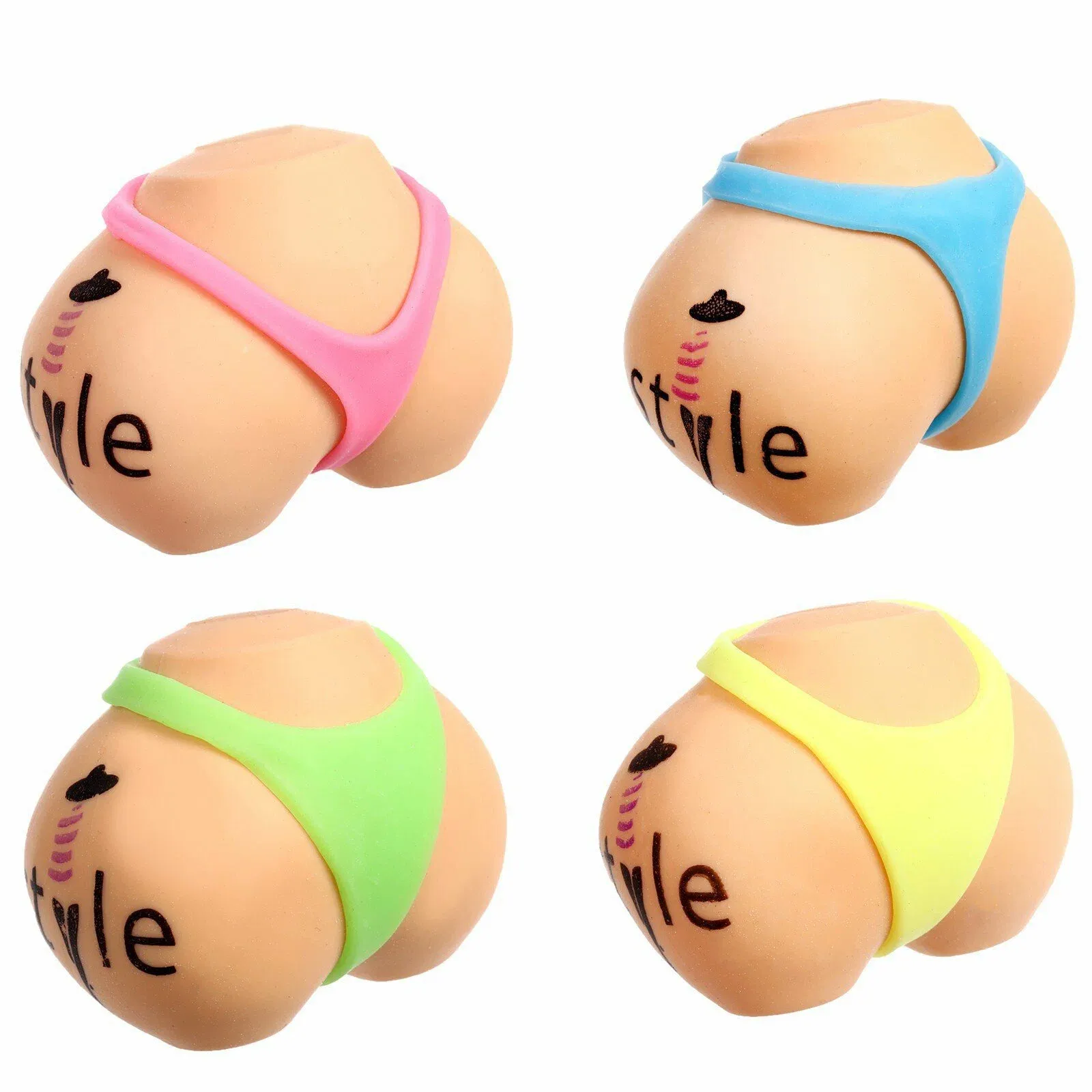 Антистресс мялка «Тропический релакс», с пастой, набор 3 шт., 18+, МИКС