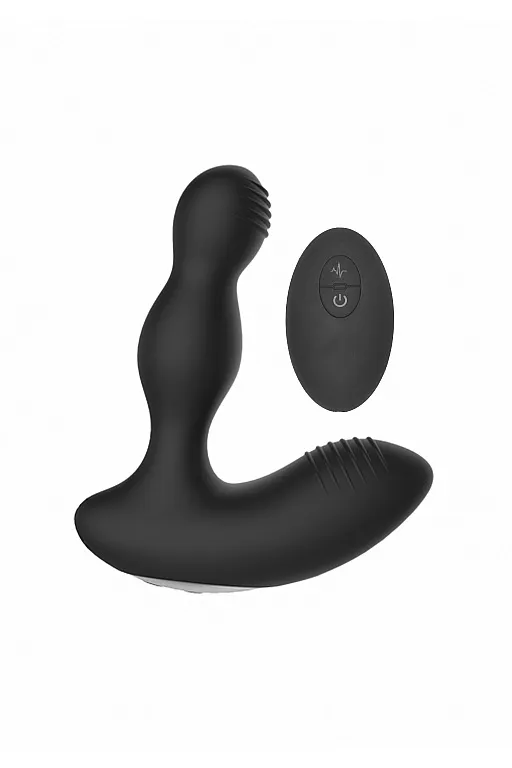 массажер простаты с электростимуляцией и пультом управления prostate massager shots electroshock в 
