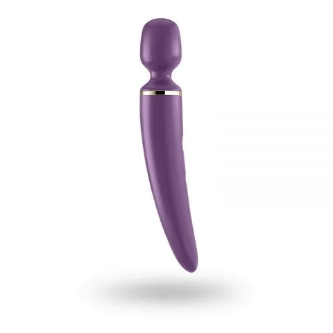 вибромассажер satisfyer wand-er woman (purple/gold) 001210sa в 