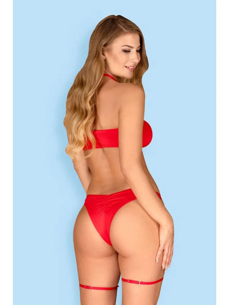 Эротическое кокетливый комплект нижнего белья kissmas в 