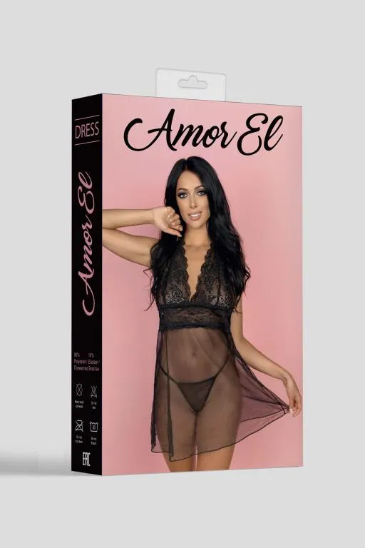 Эротическое эротическое платье castalia s/m черное в 