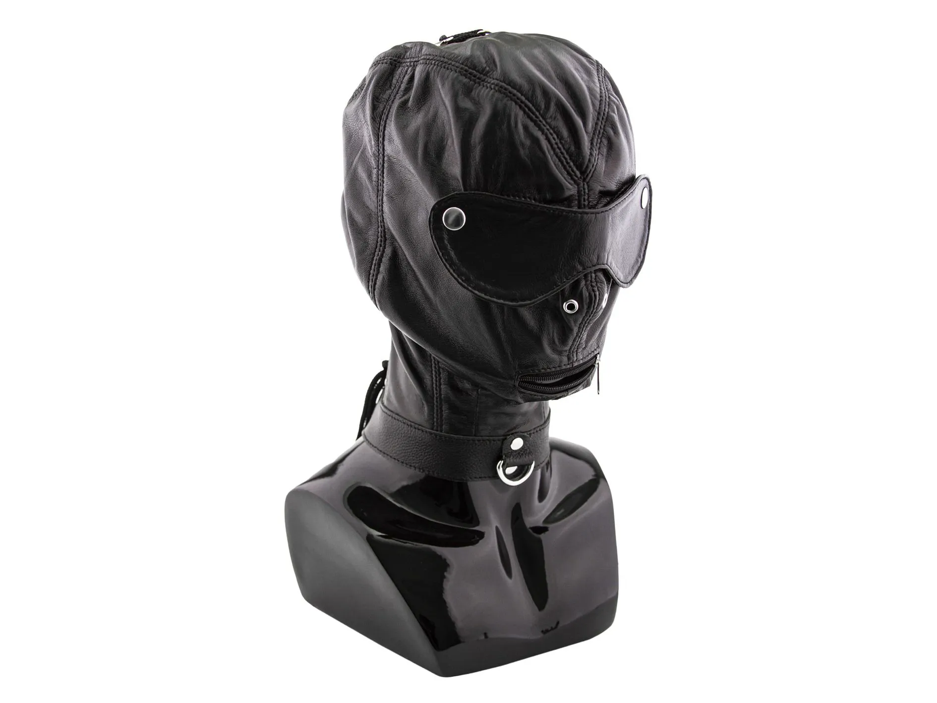 шлем pinkrabbit с ошейником и шорами, черный в 