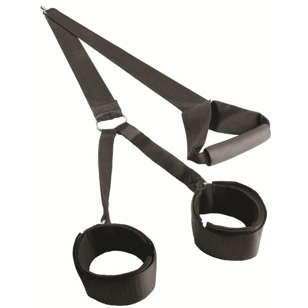 ремни для фиксации pipedream fantasy strap, черные в 