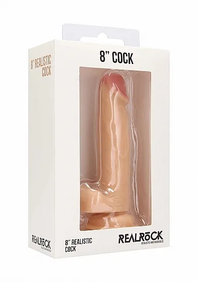 фаллоимитатор realistic cock - 8" - with scrotum в 