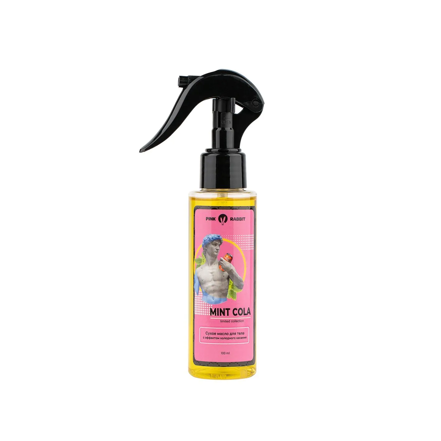 масло сухое для тела “mint cola limited edition”, с эффектом холодного касания, 100 мл в 