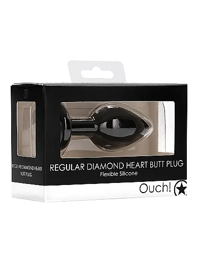 Анальная пробка Diamond Heart Butt Plug