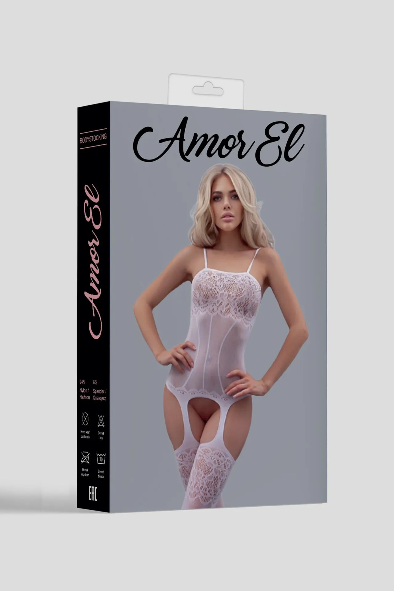 Эротическое кетсьюит (боди-комбинезон) isabel s/l белый в 