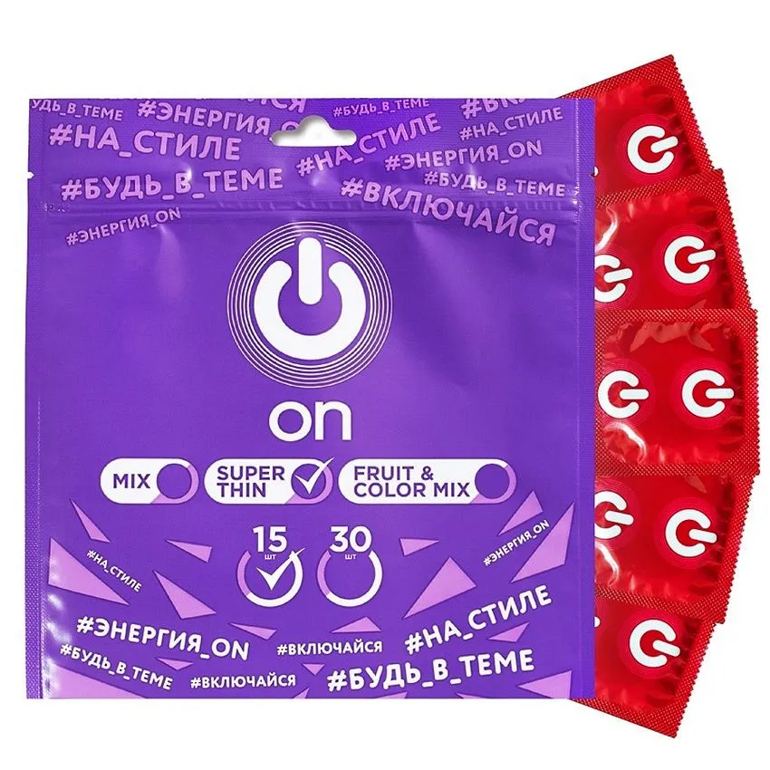 презервативы on №3+12 super thin в 