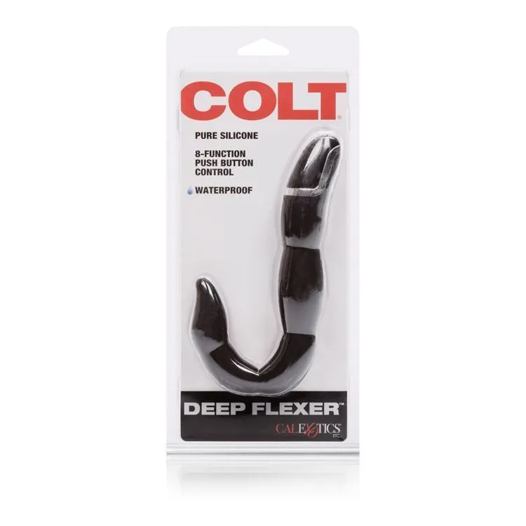 стимулятор простаты california exotic novelties colt deep flexer, черный в 
