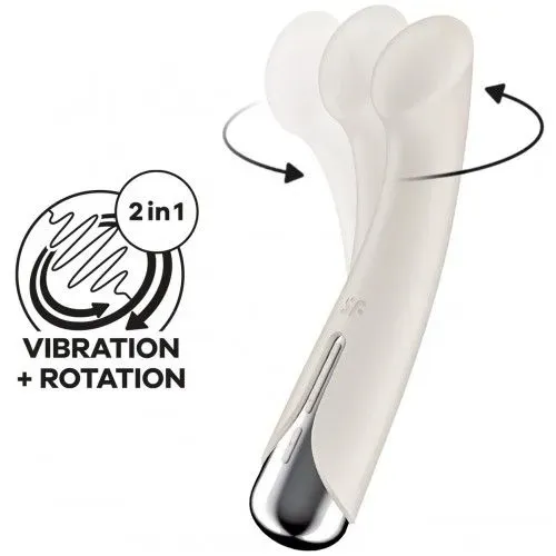 вибромассажер spinning g-spot 1 (beige)  в 