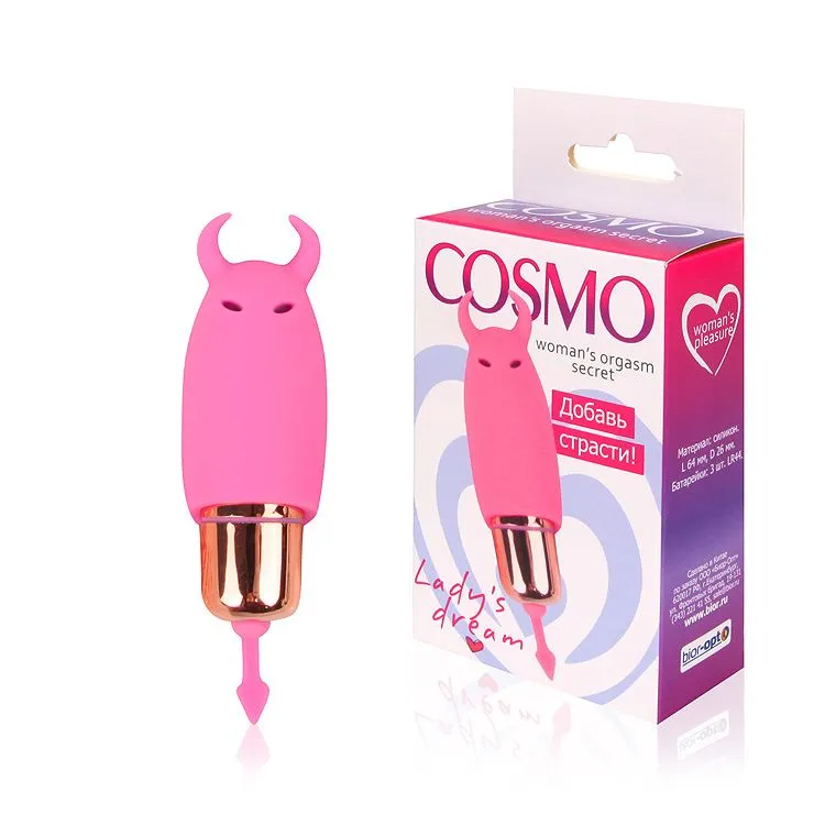 Вибропуля Cosmo, розовая