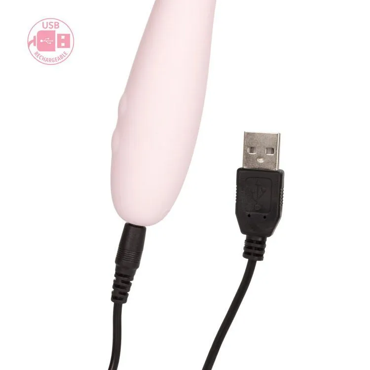 вибратор california exotic novelties inspire vibrating tulip wand, розовый в 