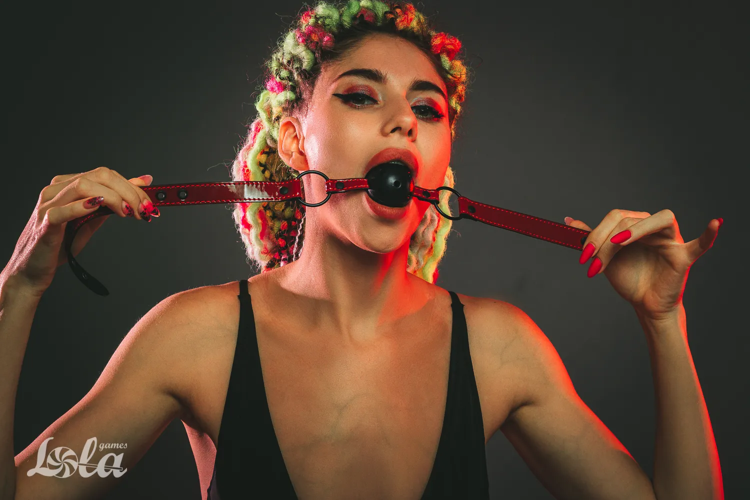 кляп party hard love bite 1153-01lola в 