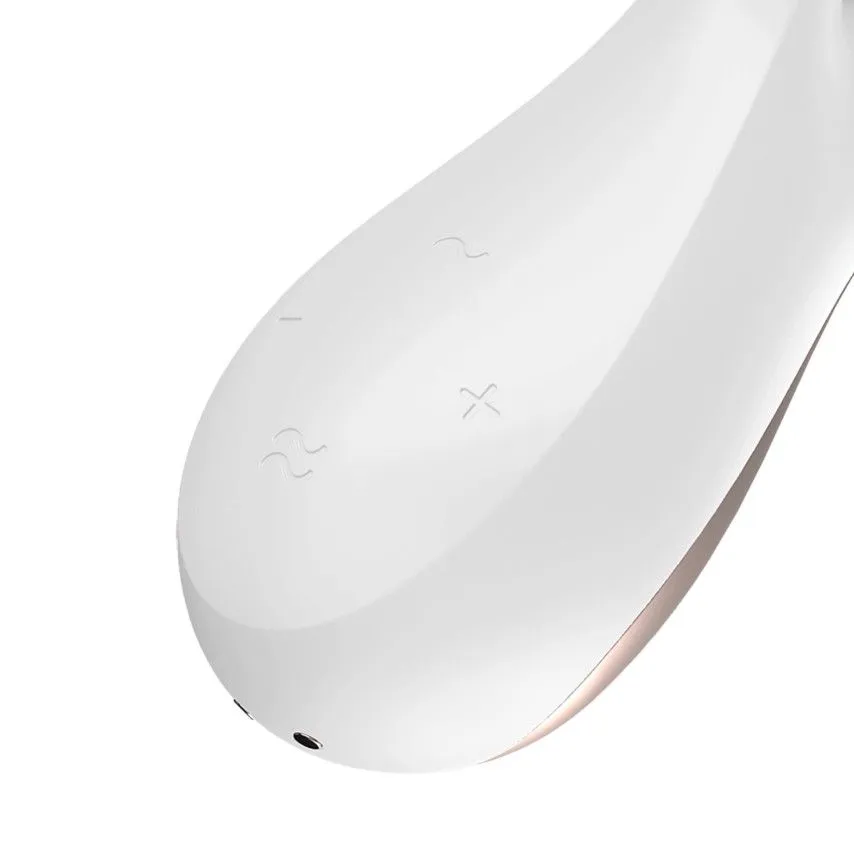 вибростимулятор satisfyer mono flex, белый в 