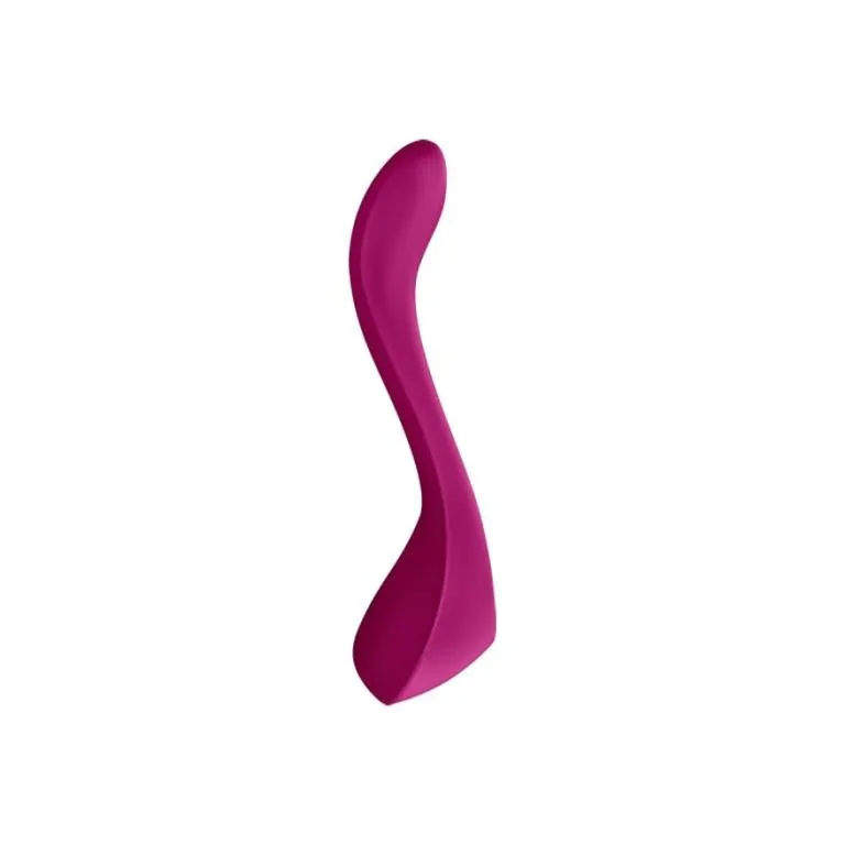 универсальный вибромассажер satisfyer endless joy (berry) в 
