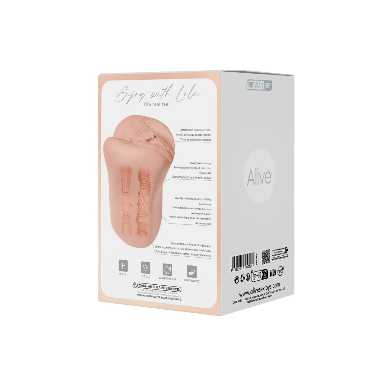 мастурбатор lola super realistic masturbator l flesh 30907al в 