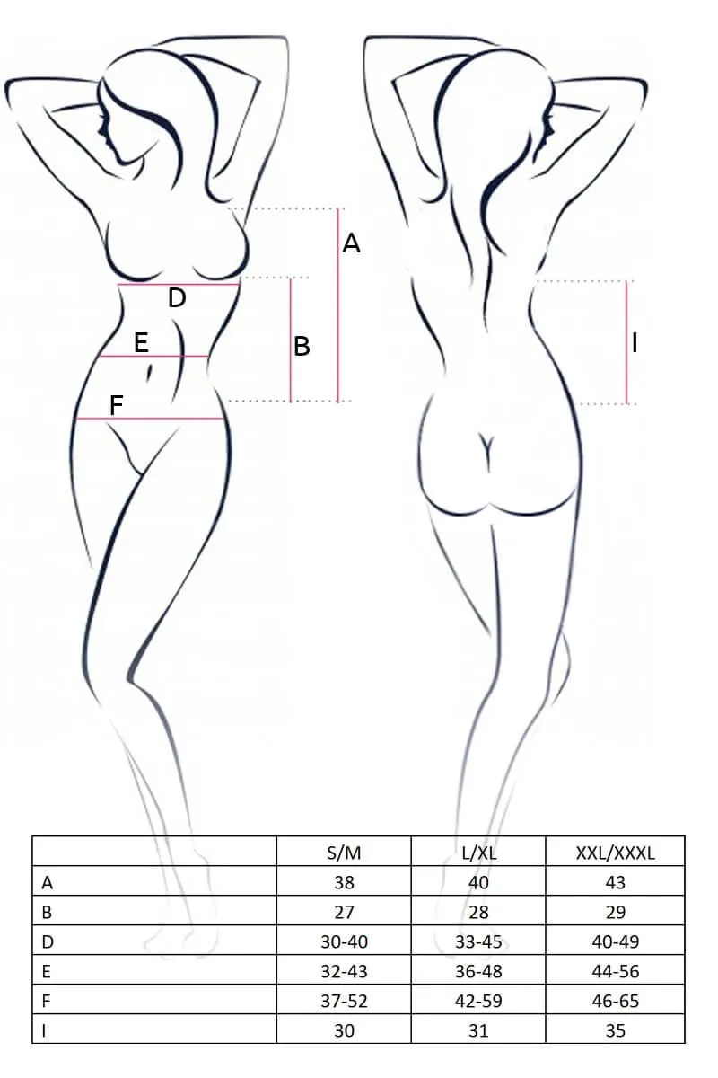 Эротическое корсаж lapin rose carmen черный, s-m в 