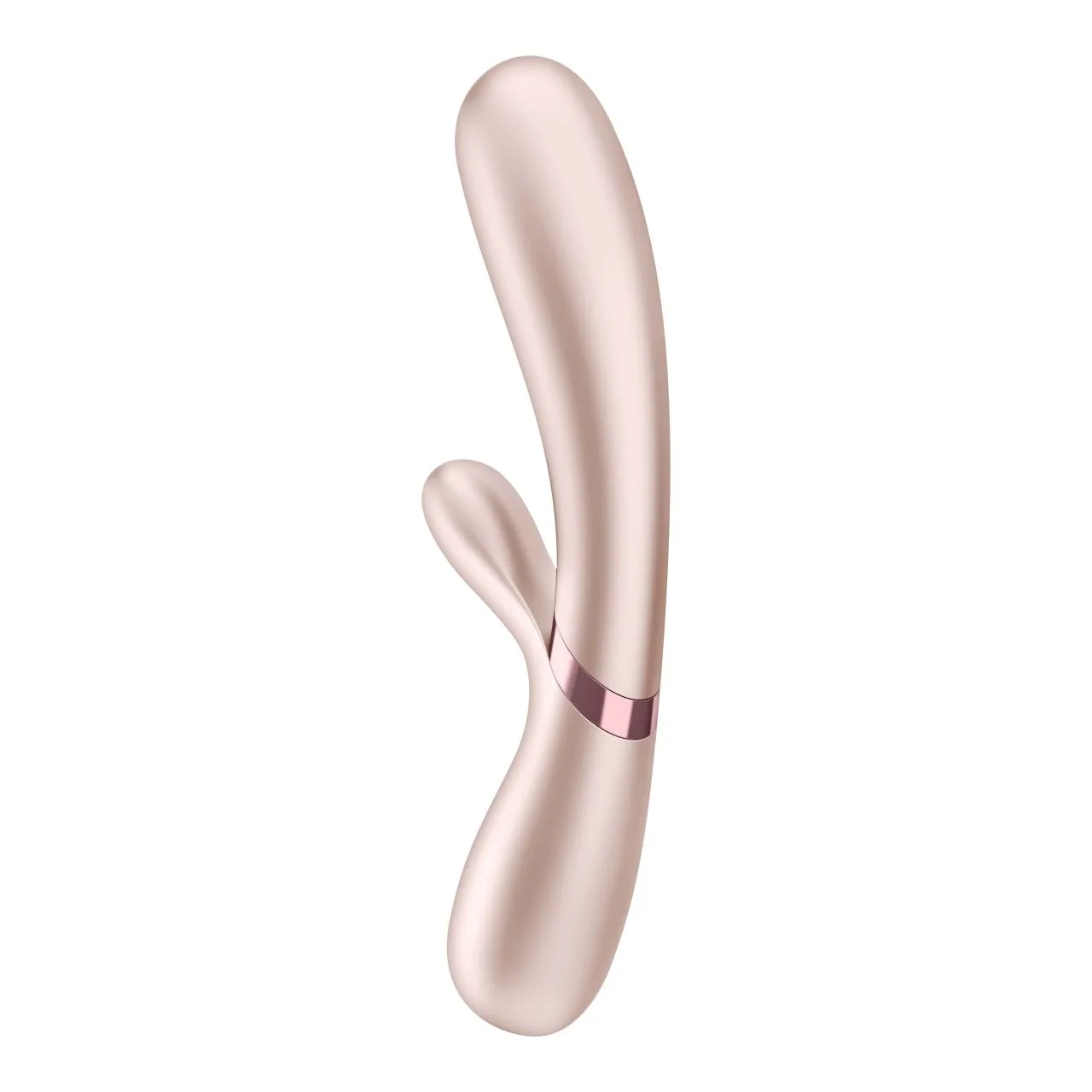 вибромассажер satisfyer hot lover с возможностью управления через приложение - жемчужный в 