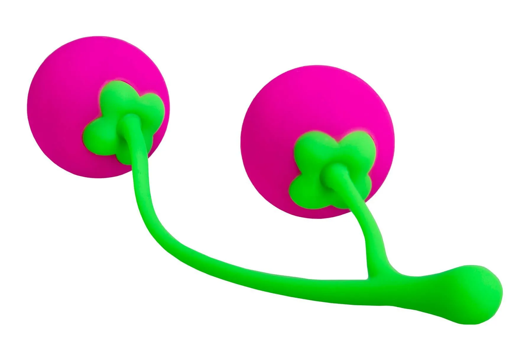 Вагинальные шарики PinkRabbit Вишенки Intimate Kiss, розовые