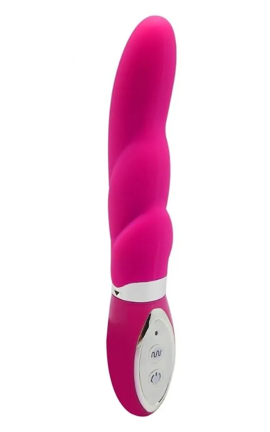 вибратор aphrodisia lovey-dovey wavy vibe, розовый в 