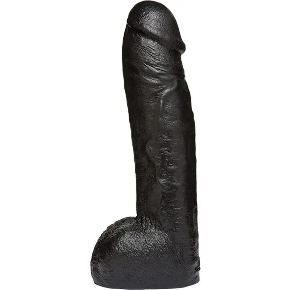 насадка фаллоимитатор черная hung vac-u-lock codeblack - doc johnson made in usa в 