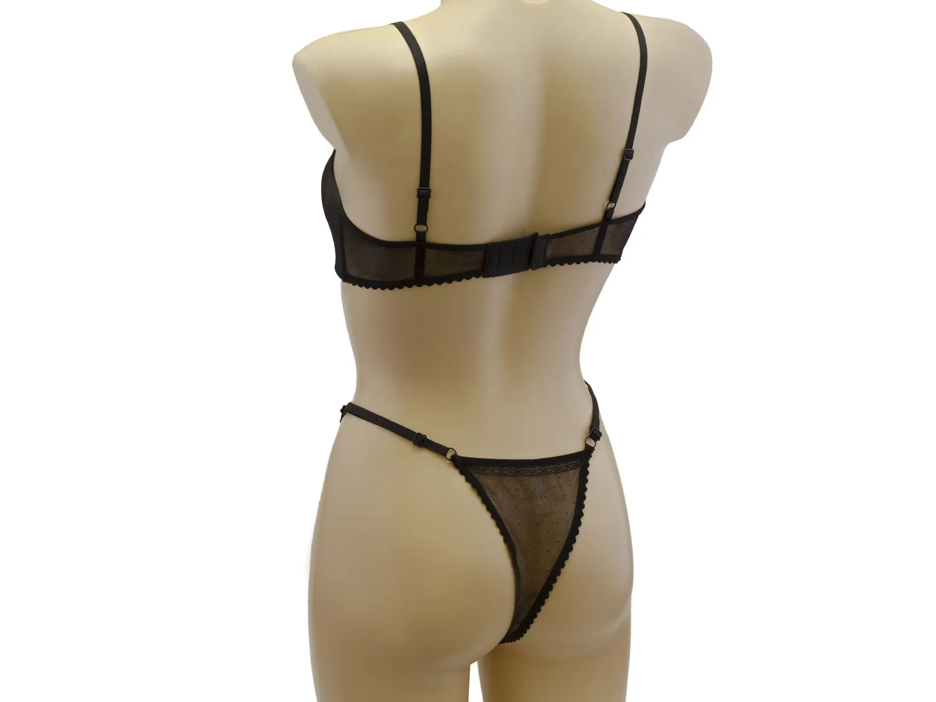 Эротическое комплект sunner, черный в 