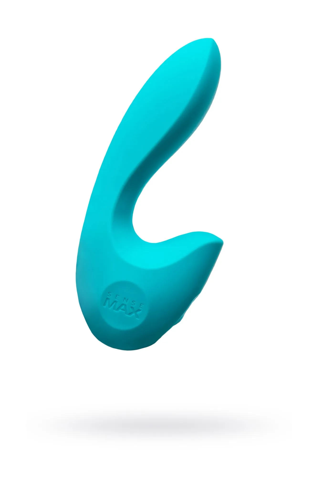 нереалистичный вибратор sense max, силикон, голубой, 16 см в 