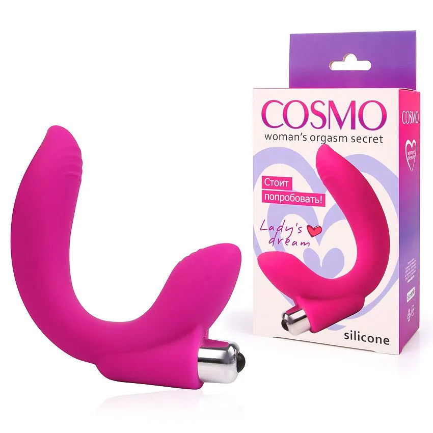 вибромассажер cosmo, фуксия в 