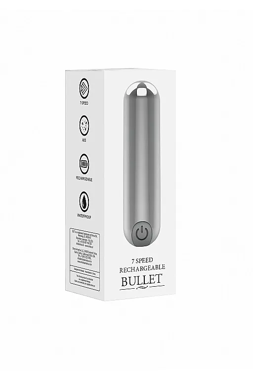 перезаряжаемая вибропуля bgt - 7 speed rechargeable bullet в 