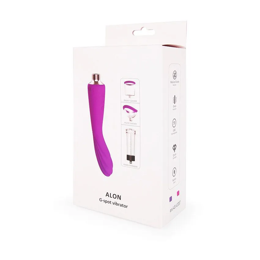 вакуумный вибромассажер aixiasia, розовый в 