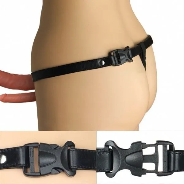 страпон lovetoy unisex hollow двойной, телесный в 