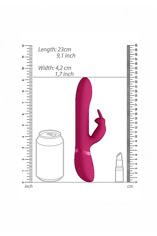 вибромассажер amoris со стимулирующими бусинами и функцией "мгновенный оргазм" в 