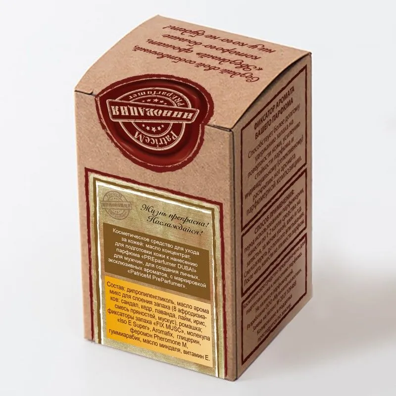 масло-концентрат «preparfumer dubai» для мужчин, 10 мл в 