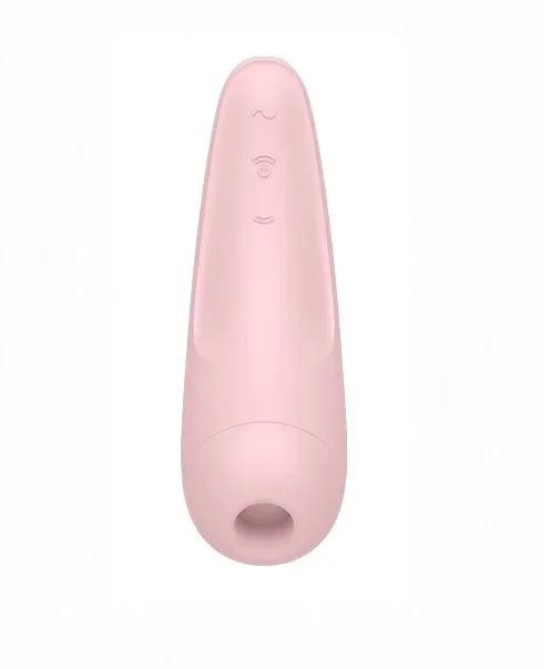 вакуумный массажер с вибрацией satisfyer curvy 2 plus pink 001852sa в 