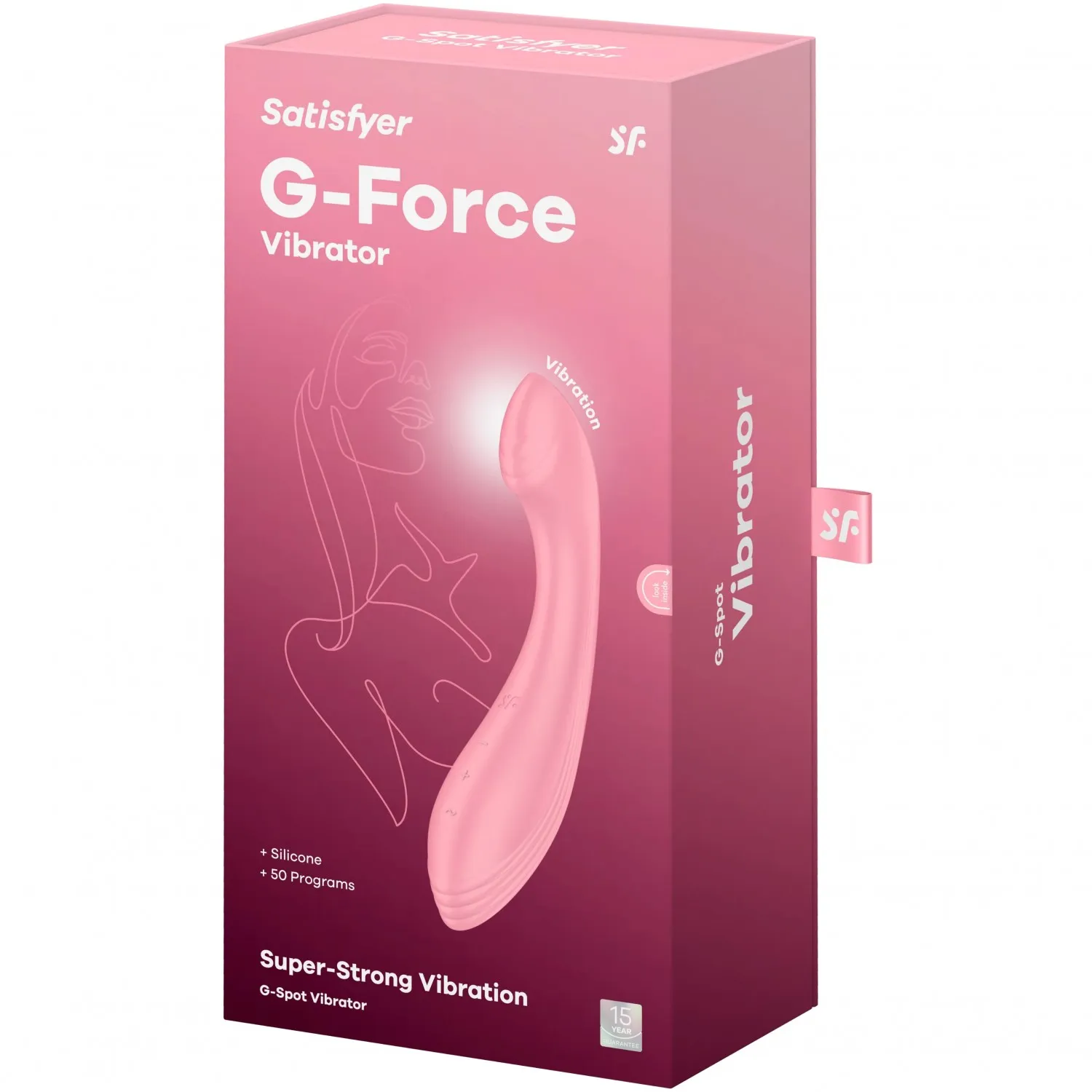 вибромассажер satisfyer g-force, розовый в 
