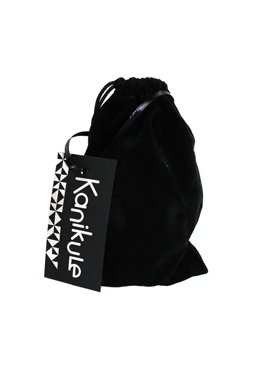 анальная пробка из аллюминия с зеленым кристаллом (small) в 