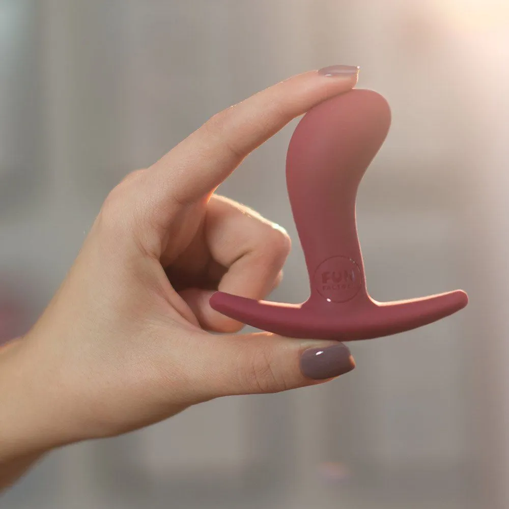 анальный стимулятор fun factory bootie small, бордовый в 