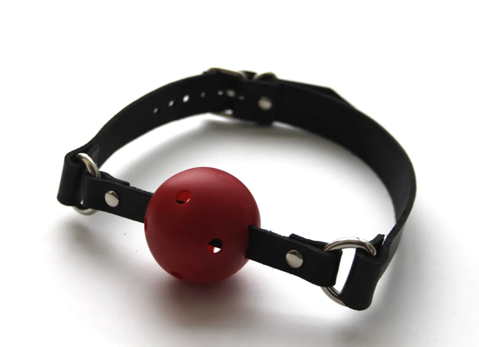 кляп-шарик pinkrabbit с кожаным ремешком в 