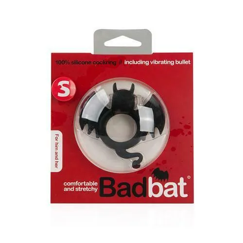 виброкольцо shots media badbat, черное в 