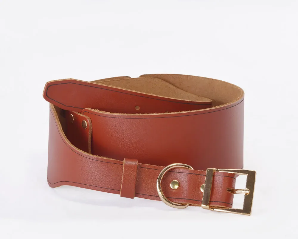 ремень рыжий 85см 3418-9s в 