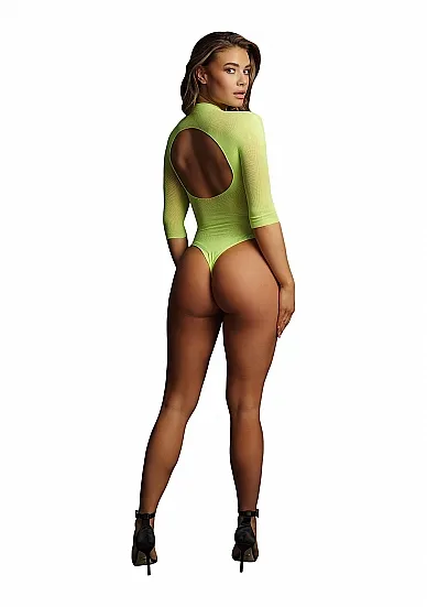 Эротическое боди с рукавами 3/4 - o/s в 