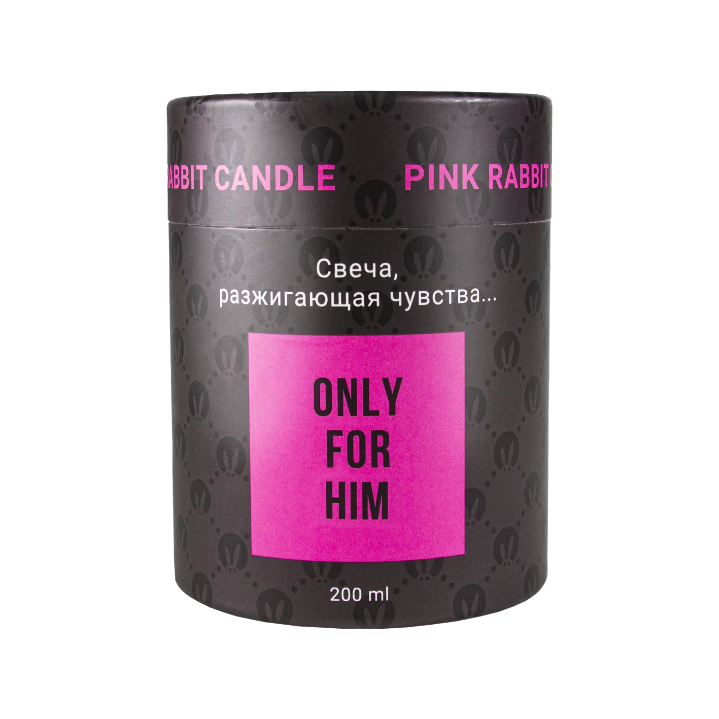 свеча pinkrabbit в стакане only for him в 