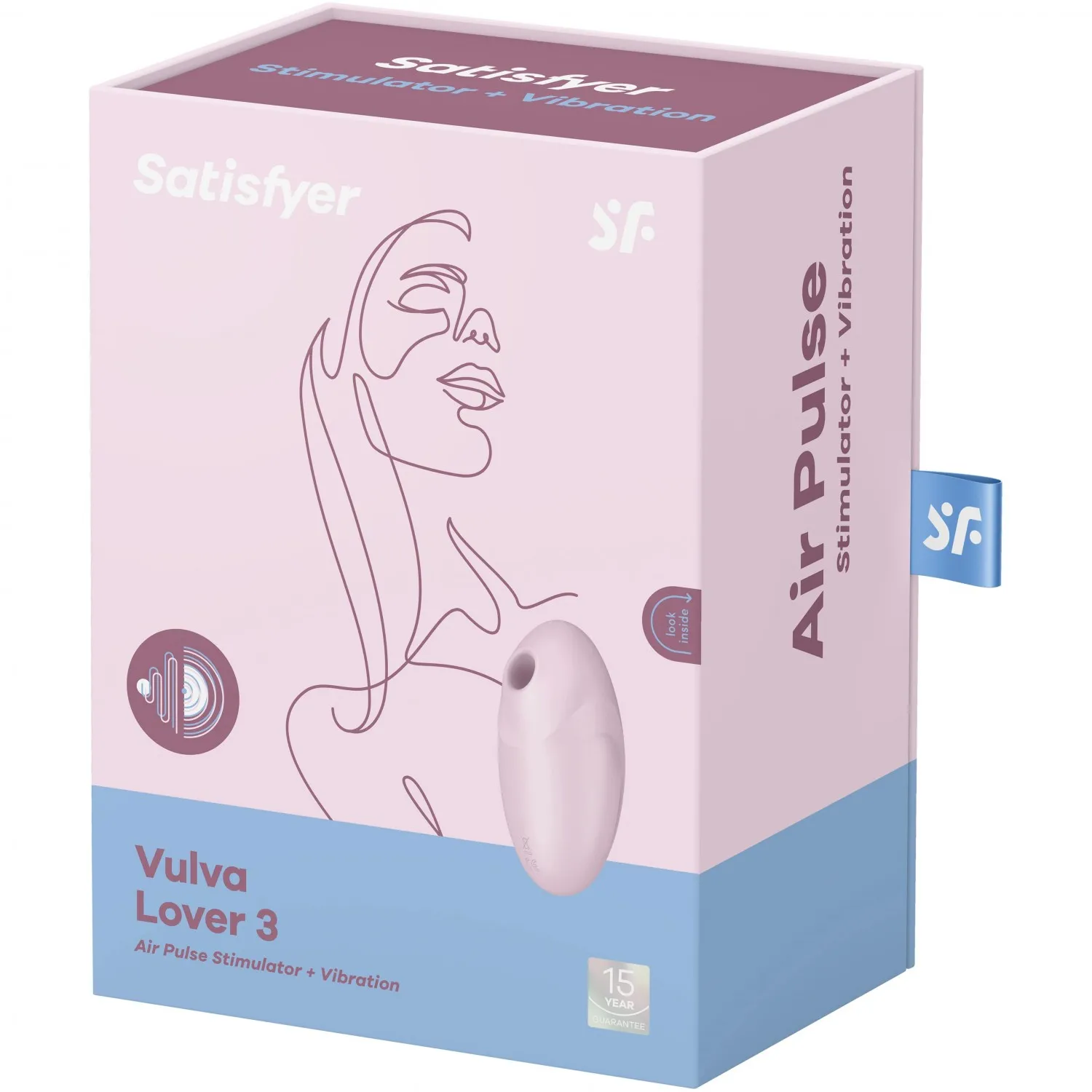 вакуумный массажер satisfyer vulva lover 3 pink 018652sa в 