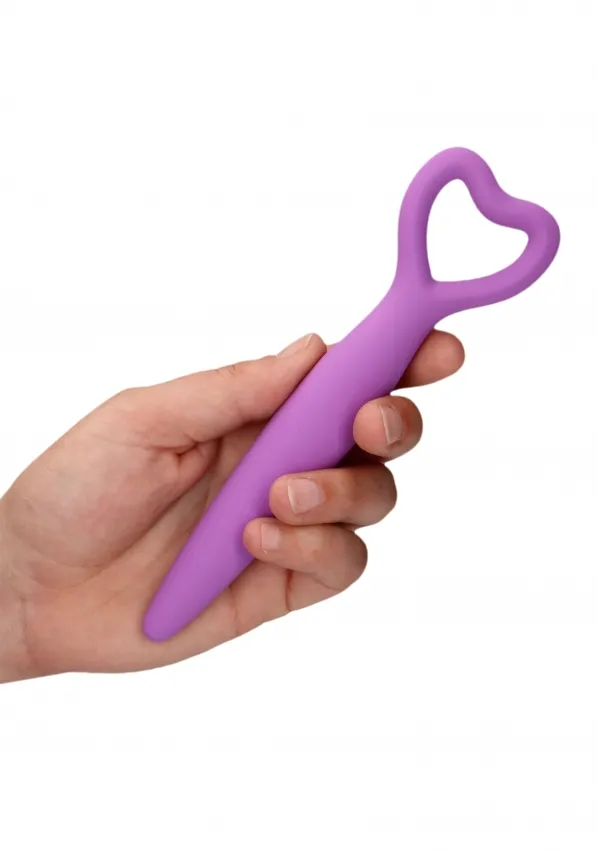 набор вагинальных расширителей с вибропулей silicone vaginal dilator set в 