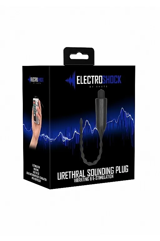 стимулятор уретры с вибрацией и электростимуляцией electro shock urethral sounding plug в 