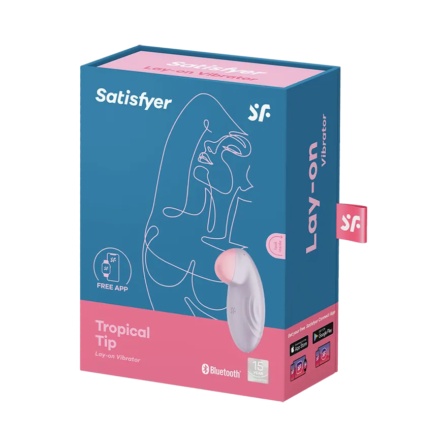 вакуумный массажер satisfyer tropical tip фиолетовый 044354sa в 