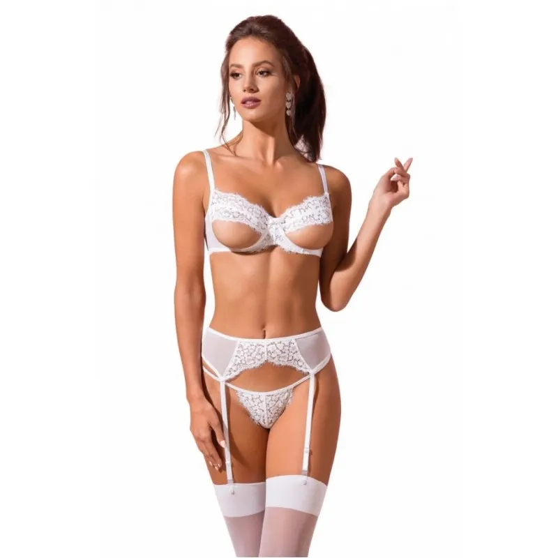 Эротическое комплект avanua silentia, белый в 