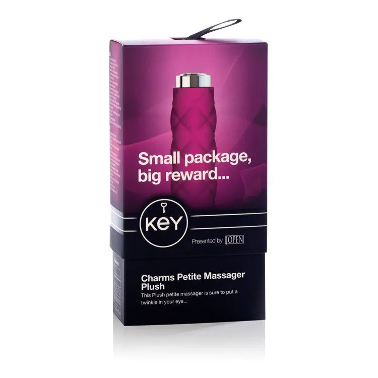 вибратор california exotic novelties key by jopen charms plush, розовый в 