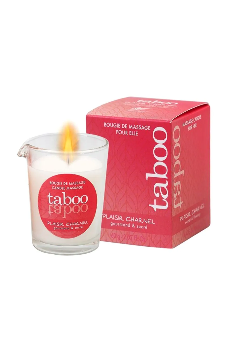 массажное аромамасло для женщин ruf taboo плотское удовольствие(plaisir charnel), цветок какао, 60мл в 